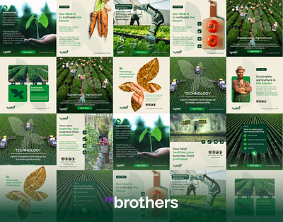 Agro | Agriculture | Farm - Social Media branding graphic design logo ui