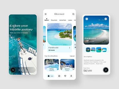 Travel Mobile App app design booking booking app clean app design graphic design landing page landing page design mobile app design mobile design mobile ui tour app toursim travel agency travel app design travel booking trip ui ux