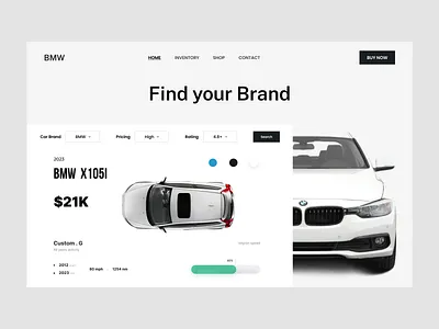 Car Brand Company Web automation automotive design automotive website bmw car booking car design clean electric car ferrari industrial design landing page layout mercedes minimal porsche rental tesla ui ux design vehicle website