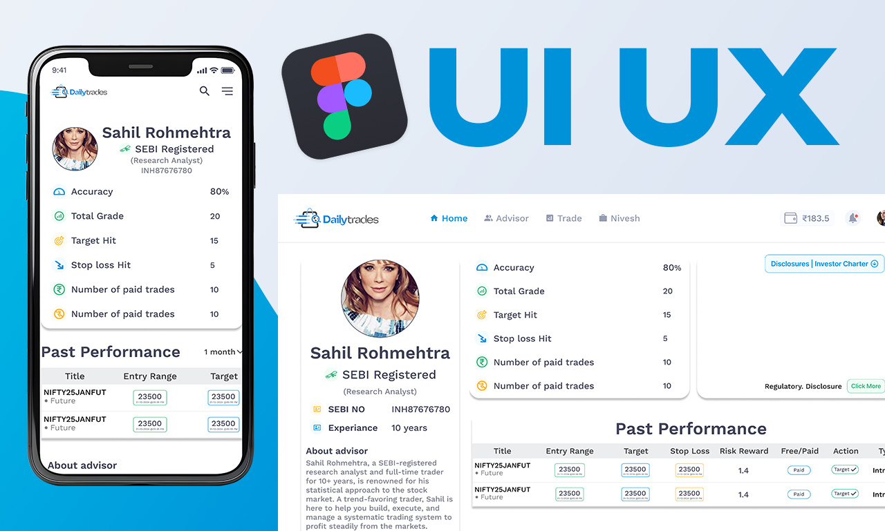 Example of Professional UI UX For Websites And Apps