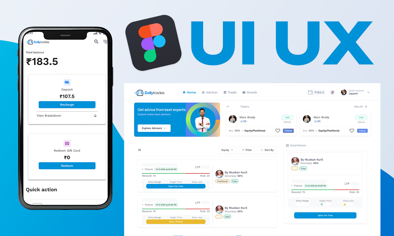 Example of Professional UI UX For Websites And Apps