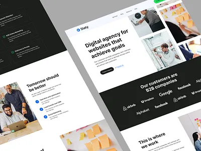 Business Agency Landing Page: Web design business business agency design landing page product design uihut uiux design uiux design agency website design