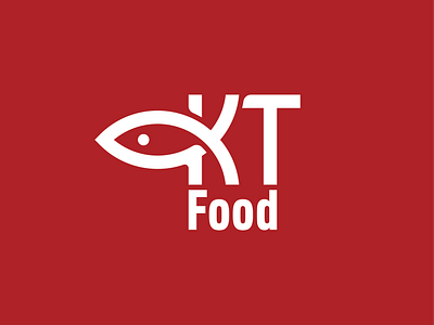 KT Food 2022 blue dried fish fish kt kt food ldk le dang khoa logo red saigon sea food typo vietnam