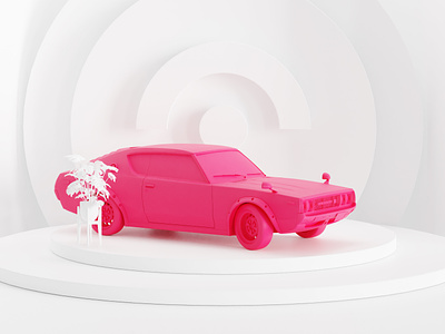 Jerry - 3D 3d blender branding car illustration