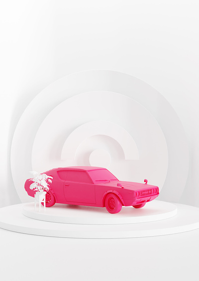 Jerry - 3D 3d blender branding car illustration