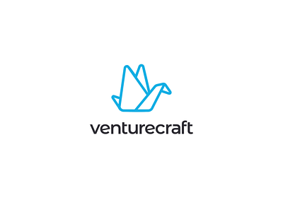 Venturecraft logo animation after effects animated logo design folding animation gif illustration intro intro animation logo logo animation morphing motion origami paper animation paper logo animation transform ui ux venturecraft