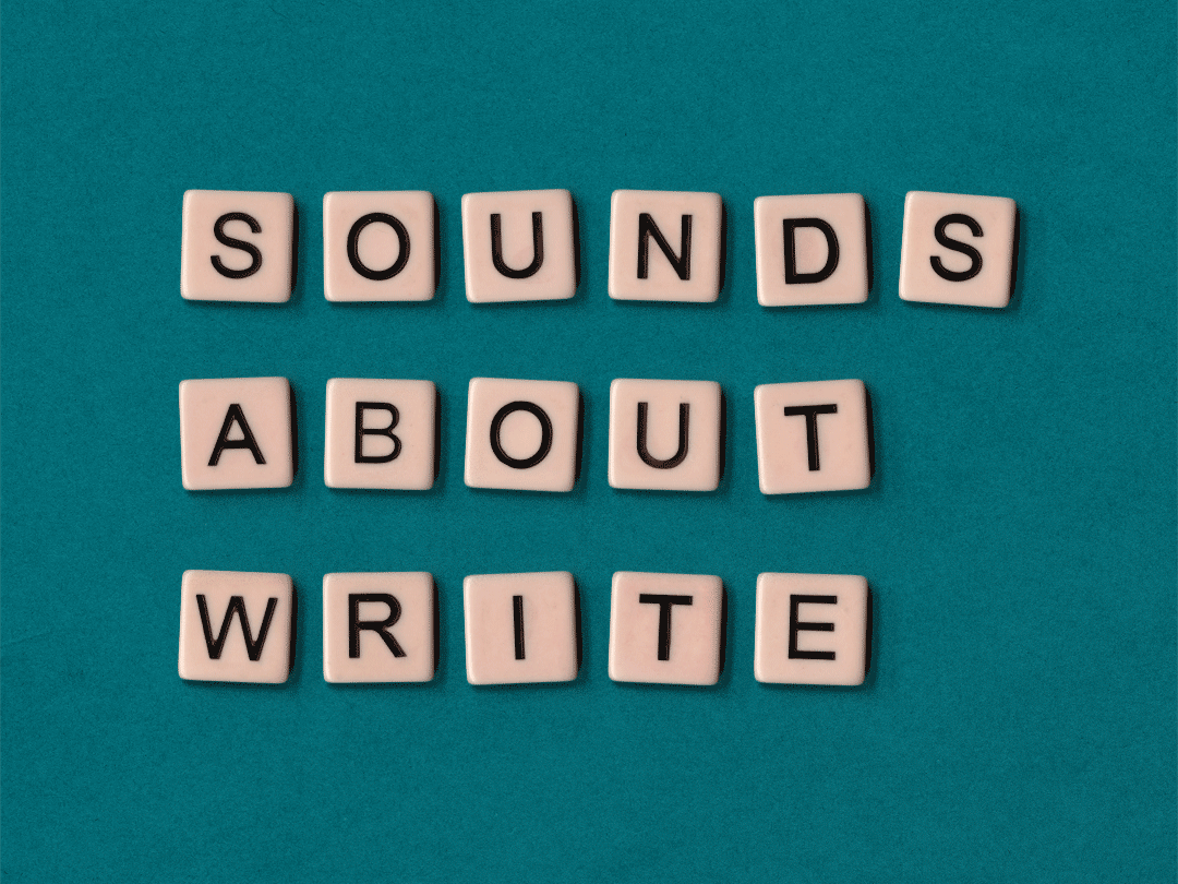 Sounds About Write — Animation animation bananagrams branding letters loop podcast scrabble stop motion typography writing podcast