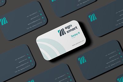 Business Card Design for AgriSMART abstract logo agriculture logo brand identity branding business card card mockup graphic design illustrator logo logo design minimal mockups photoshop visiting card visual identity