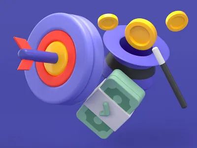 Finance 3D Illustration 3d cinema4d crypto design finance illustraion modern render