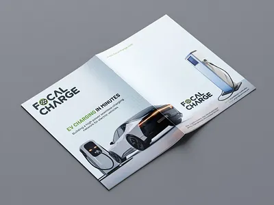 Broucher Design For Focal Charge Client branding broucher broucher design graphic design logo