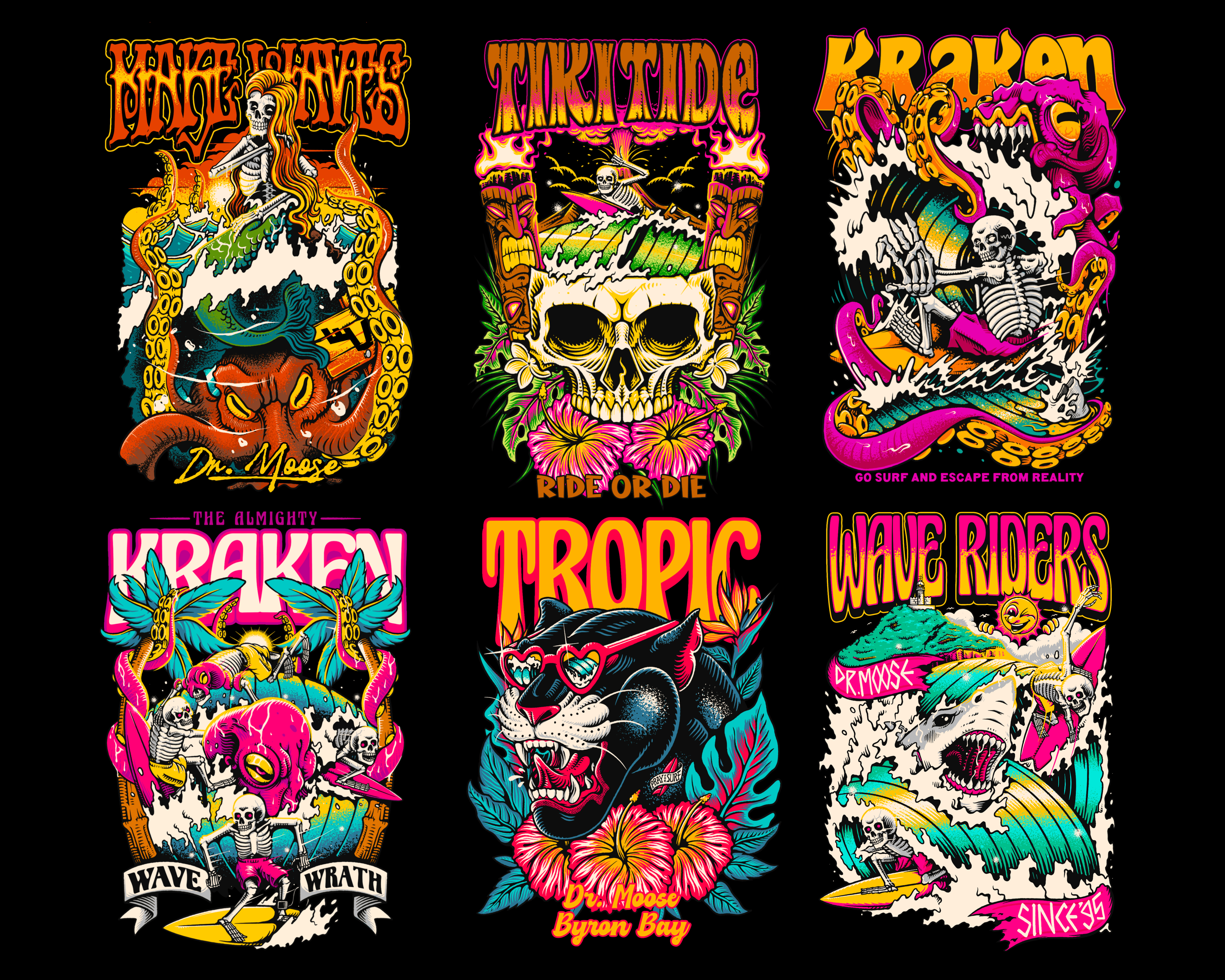 Example of T Shirt Illustration With Background