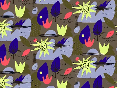 Pattern play 🌀 abstract art design doodle fall illustration pattern surfacepattern texture