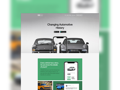 [WIP CONCEPT] VINwiki Site Redesign cars concept minimal vins vinwiki web wip