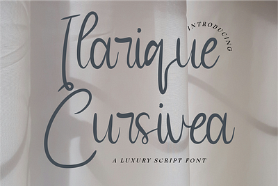 Ilarique Cursivea - Luxury Script beauty font branding chic font cursive font decorative font design elegant font fashion font feminine font flowing font handwritten font invitation font luxury font modern modern font refined font signature font timeless font typeface typography