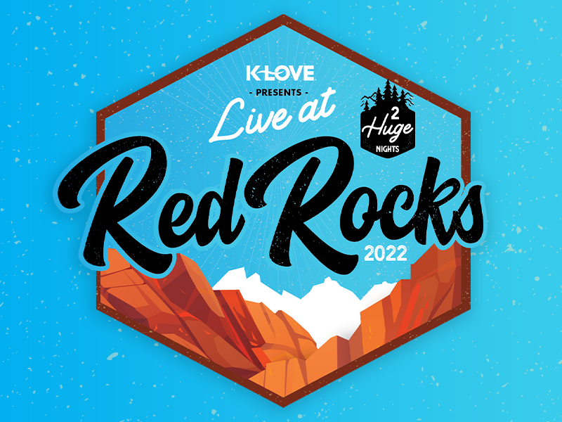 KLOVE Live At Red Rocks 2022 Branding/Poster/Artwork by Renee Butor on