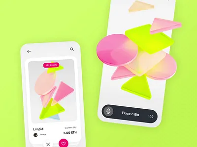 3D Animation | Vitreous 3d 3d animation 3d motion animated animation blockchain crypto design desire agency graphic design mobile mobile ui motion motion design motion graphics nft nft marketplace nfts non fungible token ui