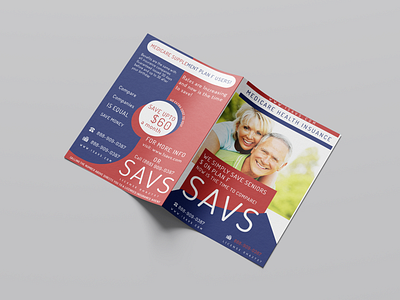 Brochure Design for a Leading Medicare Insurance Company adobe broucher design flyer design graphic design print design typography