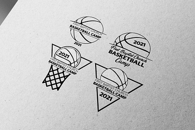 Basketball Camp Logos branding design event graphic design illustration logo non profit