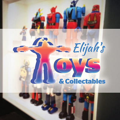 Elijah's Toys & Collectables branding design graphic design illustration logo toys vintage