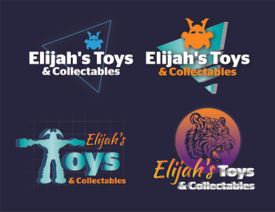 Elijah's Toys & Collectables branding concepts design graphic design illustration logo toys