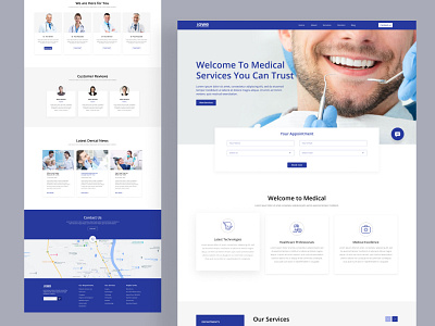 Lowe Orthodontics Website Concept blue brand identity brand identity design branding branding agency dental care website dental website design dentist website interaction design logo logodesign medical website orthodontics website uidesign uiux website design website designer