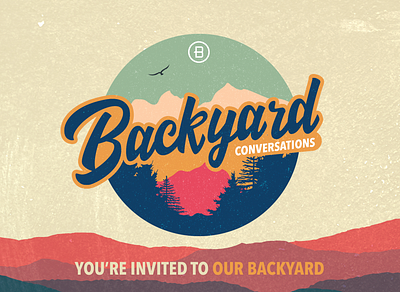 Backyard Conversations Sermon Series / Logo Design branding design graphic design logo