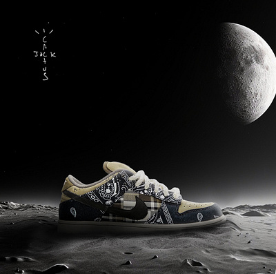 Shoe Manipulation Poster graphic design jack manipulation moon nike poster shoe shoes visual