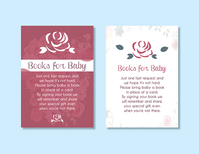 Books for Baby - Baby shower invites baby shower design event flower graphic design invite print