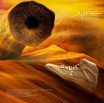 Dune Shoe Manipulation Design branding dune edit image editing manipulation photoshop shoe shoe manipulation shoes visual