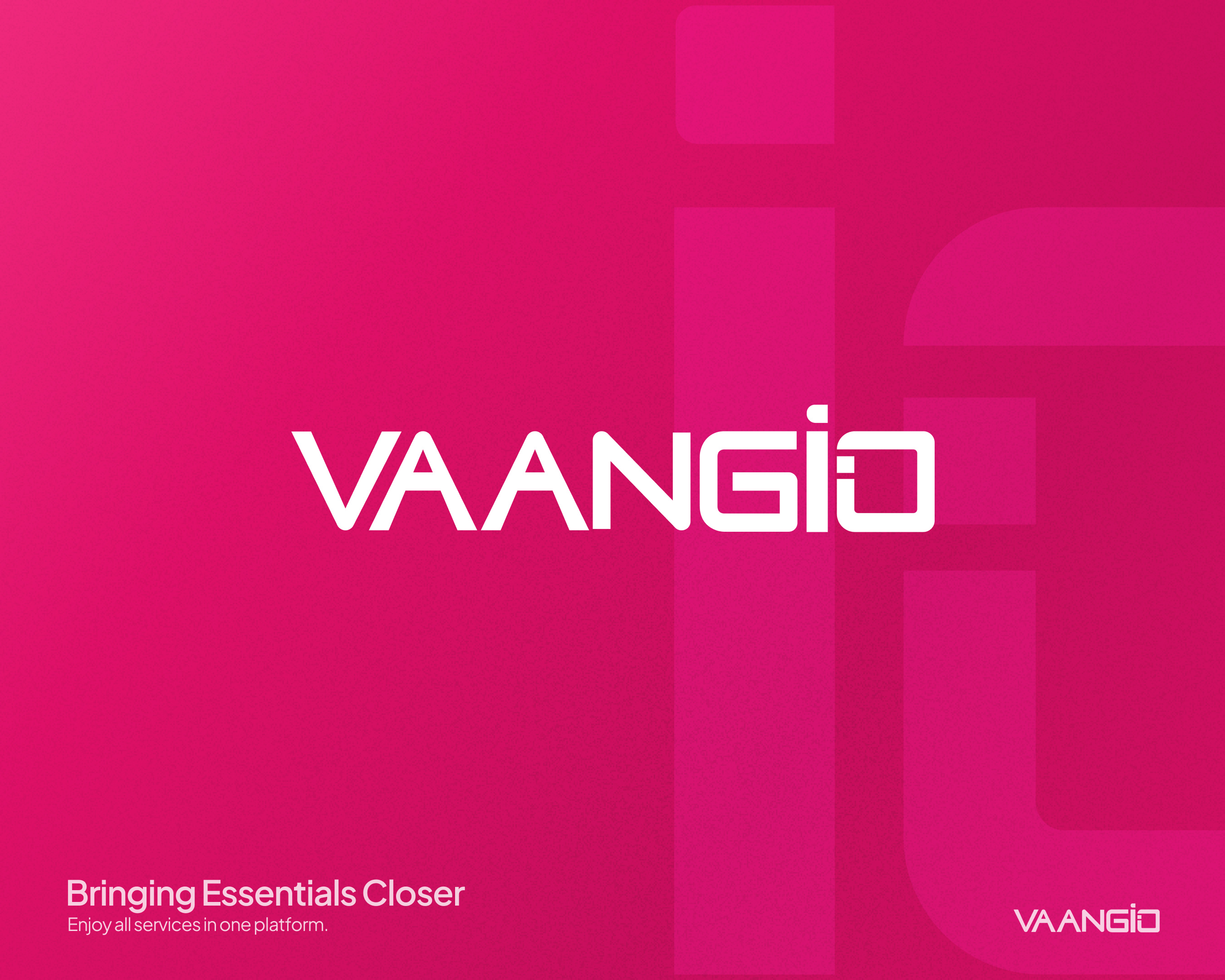 Vaangio – Bringing Essentials Closer | Branding Design brand brand design branding design essential logo figma graphic design illustration logo logo design