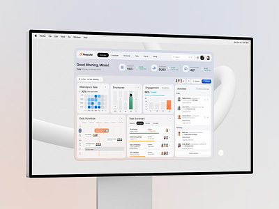 Peepulse - HR Dashboard admin dashboard applicant data visual employee dashboard hr hr dashboard human resource jobseeker management dashboard product product design saas ui ui design uiux