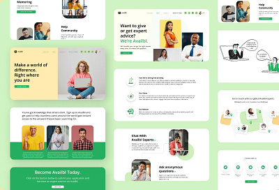 Availbl: Where Expertise Meets Opportunity application design ui web app