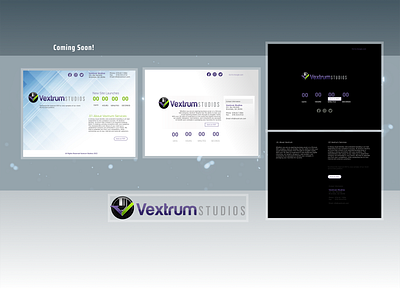 Vextrum Studios.com branding elementor graphic design john logo marketing scavella skyglass vextrum web design wordpress