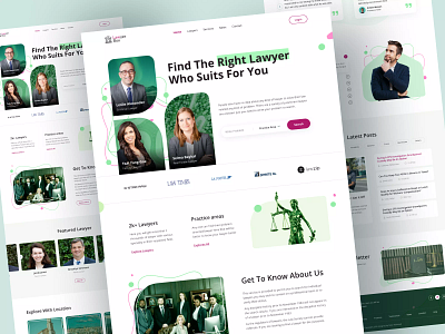 Lawyer Directory Website advocate attroney barrister clean design defense hire lawyer justice website landing page law consultancy law firm law support lawyer directory lay consultant legal adviser minimal design ui uiux uxdesign webdesign website