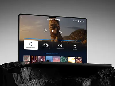 Enhancing the Post-Movie Experience 🎬 amazonprime dark mode ui design thinking interaction design micro interactions minimal design motion design netflix primevideos product design prototyping streaming experience ui inspiration ui ux usability user centered design user journey ux design