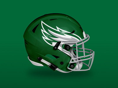 Eagles Throwback Concept (Helmet & Uniform) brand identity branding concept art design eagle eagle wing football helmet design kelly green liberty bell logo design nfl old school philadelphia sports branding sports logo throwback uniform design wing logo