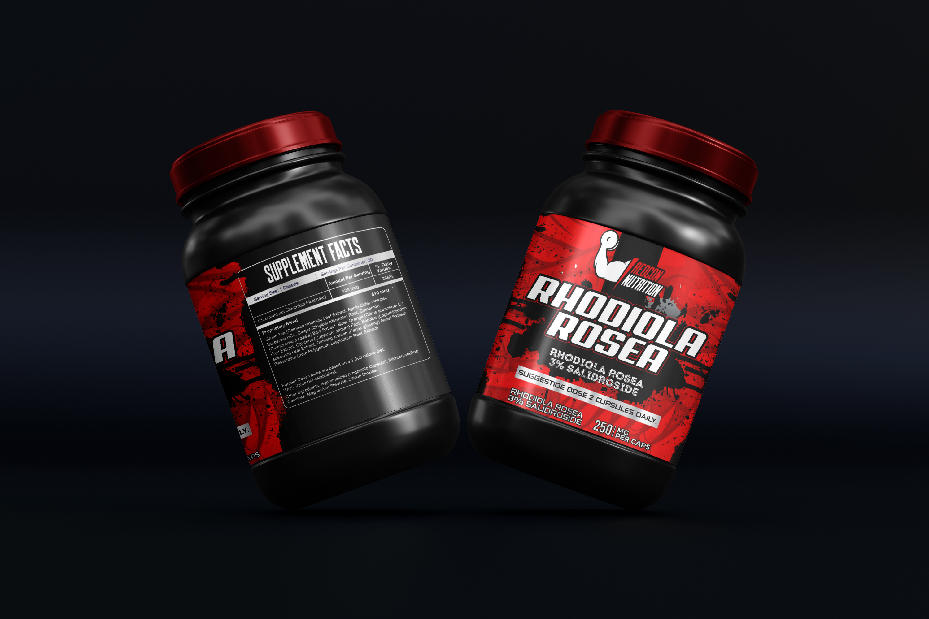 Example of Custom Supplement Label Design