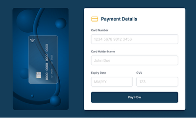 Credit Card Payment Form credit card form design ui ux