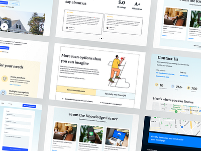 Mortgage Broker Site - Figma to Elementor Pro branding broker clean design elementor hero section landing page landing page design lending loan minimal modern mortgage ui ui design ux ux design web design website website design