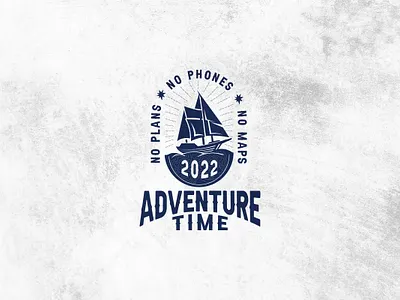 Adventure Time boat branding design icon illustration label logo package sail sailing ship vector wind
