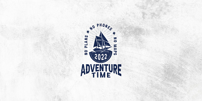 Adventure Time boat branding design icon illustration label logo package sail sailing ship vector wind