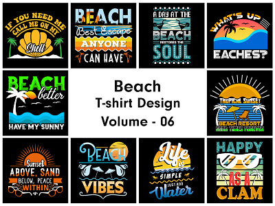 Beach T-shirt Design beach beach t shirt beach t shirt design graphic design t shirt design tshirt tshirt design typography t shirt ui uiux ux