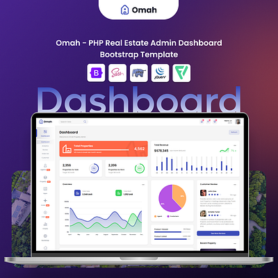 Omah - PHP Real Estate Admin Dashboard Bootstrap Template logo