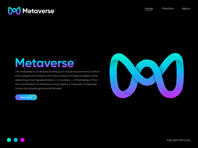 Metaverse Logo Design abstract blockchain brand identity coin connect creative nfts logo crypto logo cryptocurrency ecommerce infinity logo logo logo design meta game meta world metaverse metaverse logo nft logo technology virtual reality