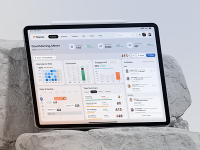 Peepulse - HR Dashboard Concept analytics analytics dashboard applicant employee dashboard hr hr dashboard human resource management management dashboard product product design ui ui design uiux design