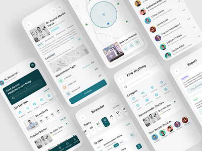 Medical Mobile App app design booking app doctor doctor appointment doctor booking health care healthcare healthcare app medical medical app minimal mobile app mobile app design online appointment online doctor online healthcare pharmacy app ui ui design