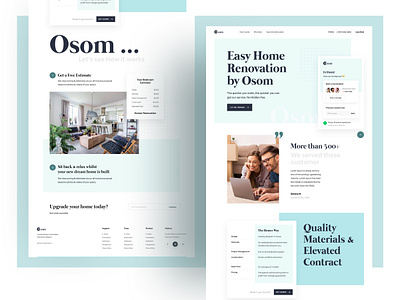 Osom | Real Estate UI branding design creative dribbble 2021 dribbble best shot ofspace ofspace agency real estate real estate agency real estate agent real estate app real estate branding real estate logo real estate ui real estate web real estate website realestate web design website website design