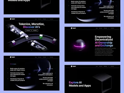 Object landing page flow 3d 3d animation 3d art ai e commerce ecommerce finance fintech hero hero section landing landing page landingpage motion graphics web web 3 web design web3 webdesign website