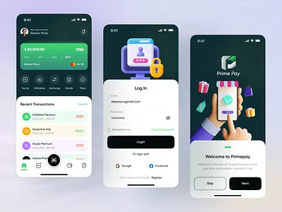 Finance Mobile App UIUX app design budgeting made easy crypto wallet design veli digital finance fin tech finance app fintech innovation investment tracker mobile app design mobile banking money management neobank receive money secure payments send money transaction ui ux desg visa card wallet app