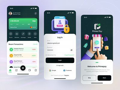 Finance Mobile App UIUX app design budgeting made easy crypto wallet design veli digital finance fin tech finance app fintech innovation investment tracker mobile app design mobile banking money management neobank receive money secure payments send money transaction ui ux desg visa card wallet app